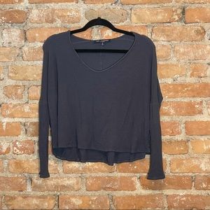 One Clothing - Navy Crop Top - Small